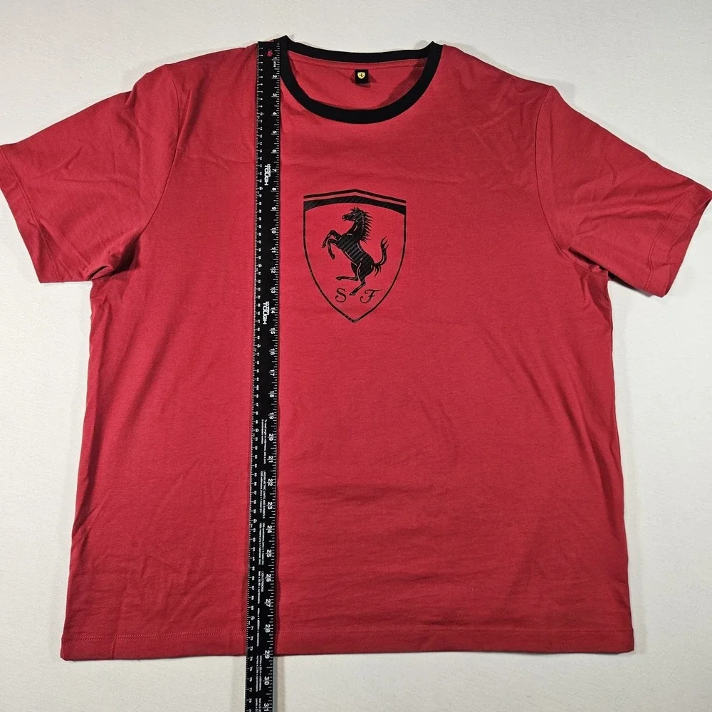 Scuderia Ferrari Race Big Shield T-shirt‎ Mens 3XL Red